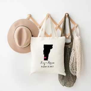Bolso De Tela Bienvenidos a Vermont Boda