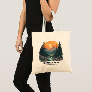 Bolso De Tela Bienvenidos al Parque Nacional Canadiense Kootenay