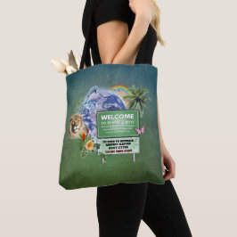 Bolso De Tela Bienvenidos al planeta Tierra