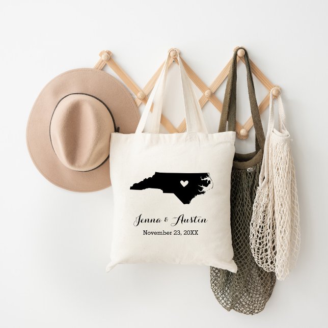 Bolso De Tela Bienvenidos Bodas de Carolina del Norte (Subido por el creador)