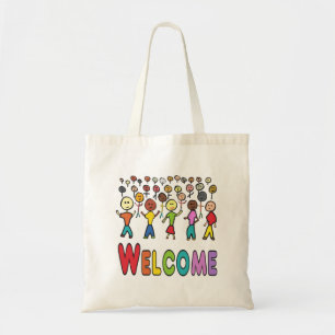 Bolso De Tela Bienvenidos refugiados y migrantes