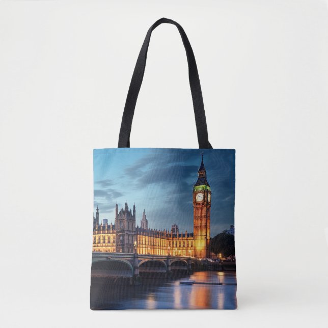 Bolso De Tela Big Ben, Londres. (Anverso)