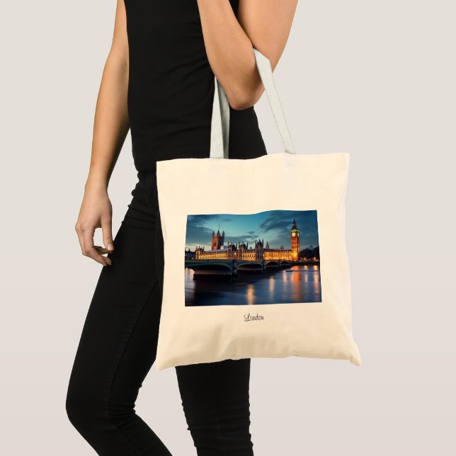 Bolso De Tela Big Ben, Londres. (Anverso (producto))