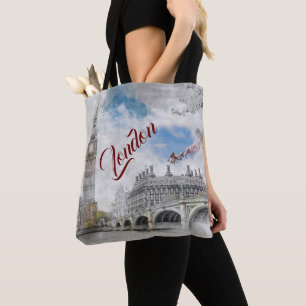Bolso De Tela Big Ben, Londres, Reino Unido