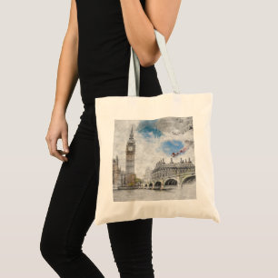 Bolso De Tela Big Ben, Londres, Reino Unido