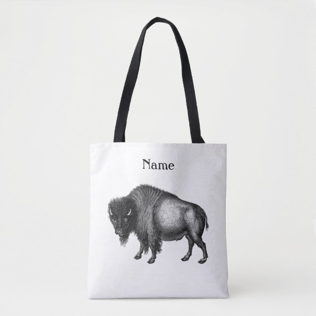 Bolso De Tela Big Bison Buffalo Thunder_Cove (Anverso)