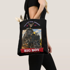 Bolso De Tela Big Boy 4014 Steam Locomotive Vintage Illustration