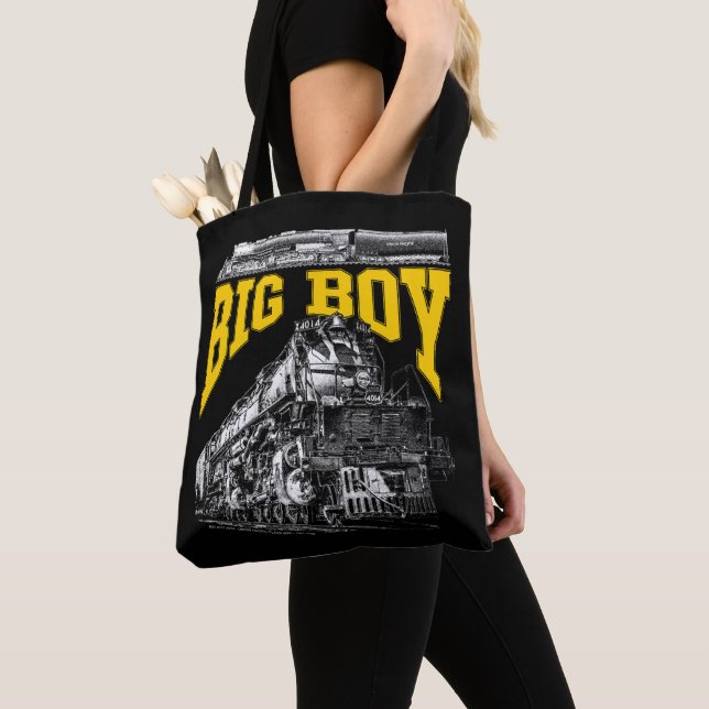 Bolso De Tela Big Boy 4014 Union Pacific Class 4000. Steam Loco. (Detalle)