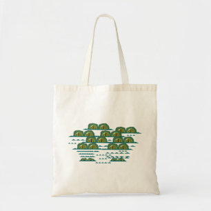 Bolso De Tela Big Croc Tote Bag