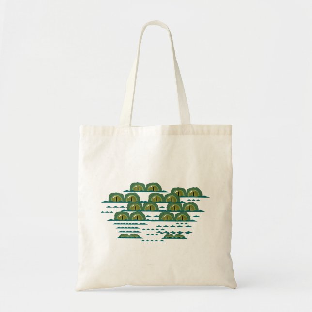 Bolso De Tela Big Croc Tote Bag (Frente)