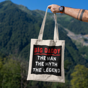 Bolso De Tela Big Daddy El Hombre El Mito La Leyenda