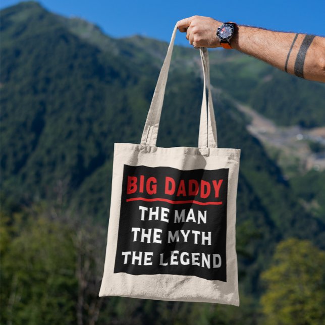 Bolso De Tela Big Daddy El Hombre El Mito La Leyenda (Subido por el creador)