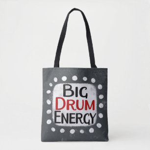 Bolso De Tela Big Drum Energy Tote Bag