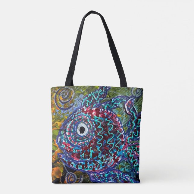 Bolso De Tela Big Fish Tote Bag (Reverso)