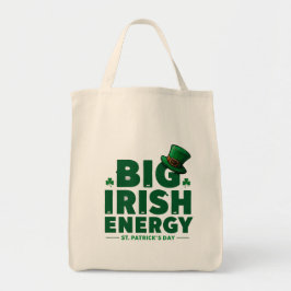 Bolso De Tela Big Irish Energy Tote Bag | Dia divertida de San P