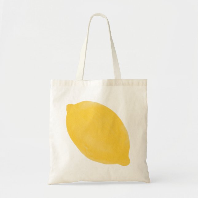 Bolso De Tela Big Lemon Tote Bag - Ilustracion (Frente)