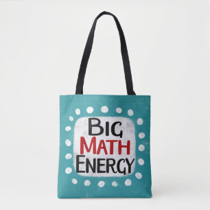 Bolso De Tela Big Math Energy Tote Bag