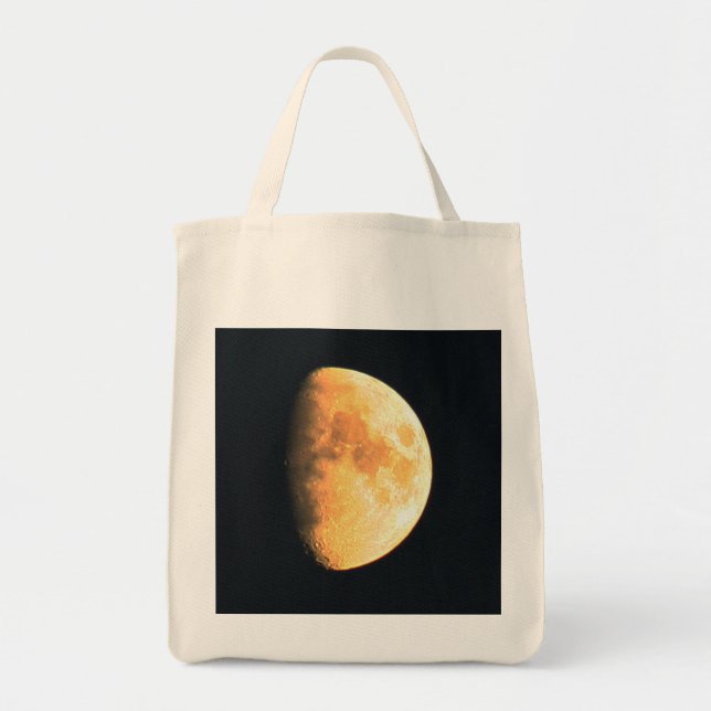 Bolso De Tela Big Old Moon gtcnm (Frente)