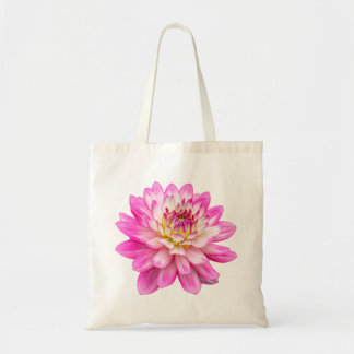 Bolso De Tela Big Pink Dahlia