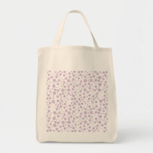Bolso De Tela Big-Snow-Flakes