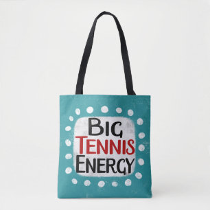 Bolso De Tela Big Tennis Energy Tote Bag