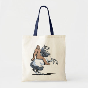 Bolso De Tela Bigfoot que monta un unicornio