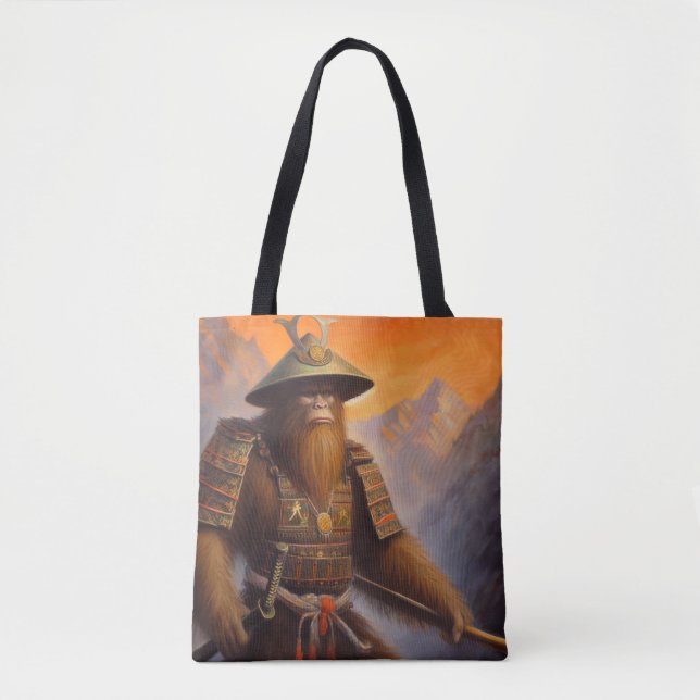 Bolso De Tela Bigfoot Samurai (Anverso)