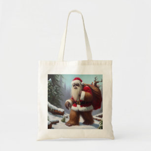 Bolso De Tela Bigfoot Santa Claus