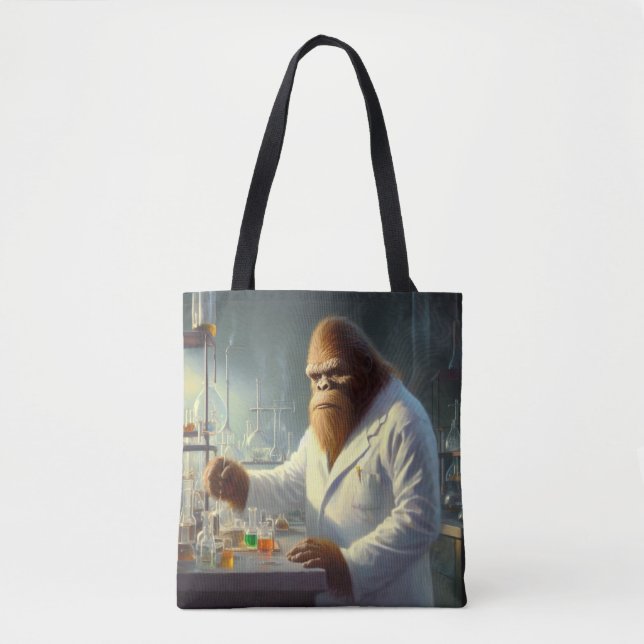Bolso De Tela Bigfoot Scientist (Anverso)