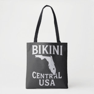 Bolso De Tela Bikini Central USA Bandera Patriótica Americana Ve