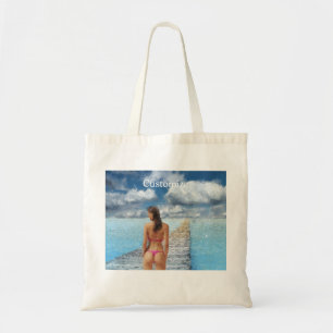 Bolso De Tela Bikini Girl Thunder_Cove  