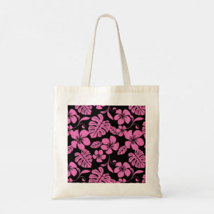 BOLSO DE TELA BIKINI ROSA (NEGRO/ROSA)