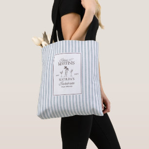 Bolso De Tela Bikinis y martinis Elegante despedida de soltera v