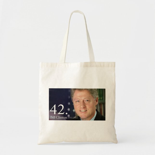 Bolso De Tela Bill Clinton (Frente)