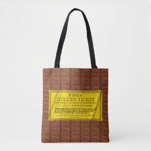 Bolso De Tela Billete de oro de Willy Wonka
