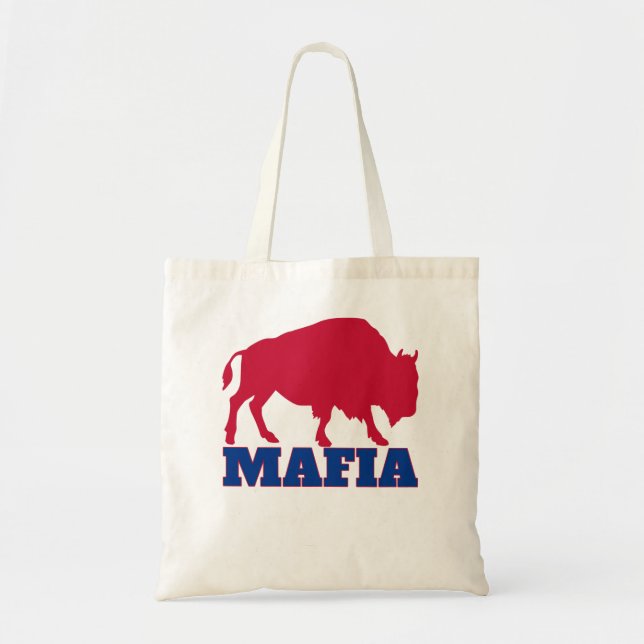 Bolso De Tela Billetes Mafia Gran Regalo Bul Deportivo Búfalo (Frente)
