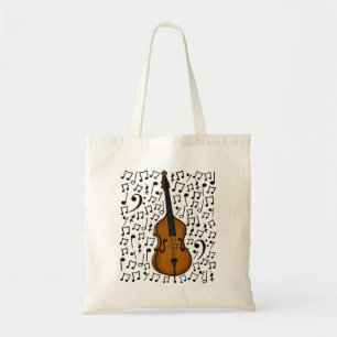 Bolso De Tela Billetes musicales de doble tonalidad, profesor de