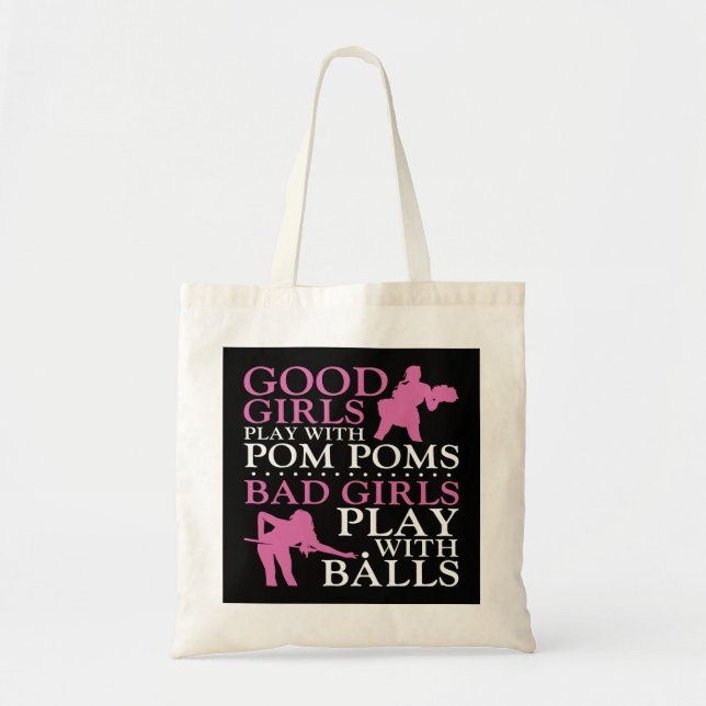 Bolso De Tela Billiards Pool Player Ball Fingprint 8 Ball (Frente)