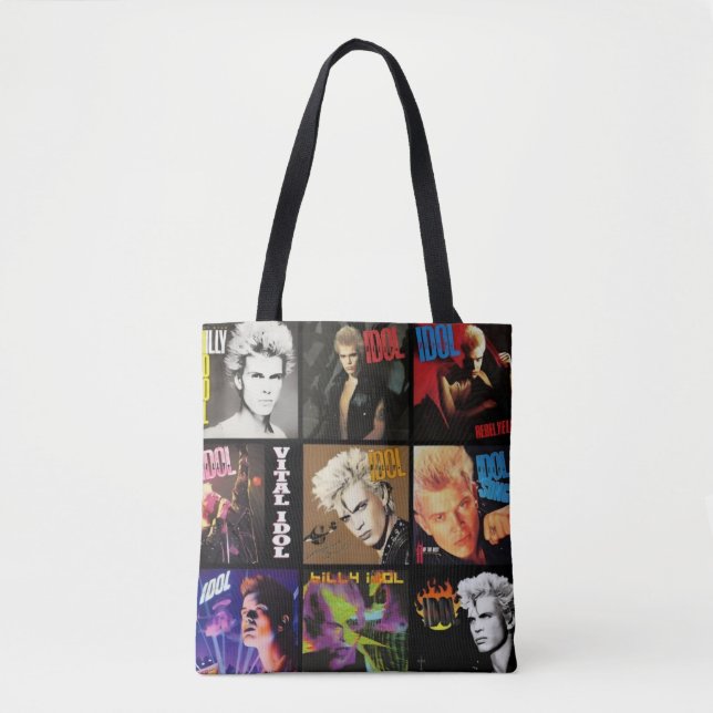 Bolso De Tela Billy Idol (Anverso)