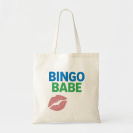 Bolso De Tela Bingo Babe lindo y confiado amante del bingo