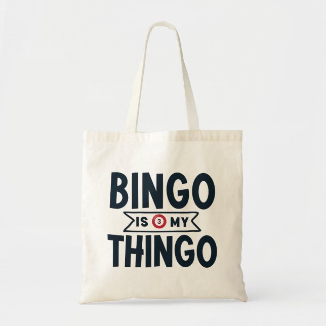 Bolso De Tela Bingo es mi pensamiento (Frente)