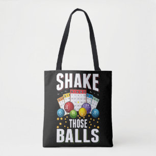 Bolso De Tela Bingo Humor Hombres Mujeres Funny Jugador de Bingo
