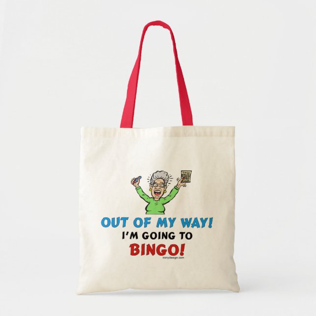 Bolso De Tela Bingo Lovers (Frente)