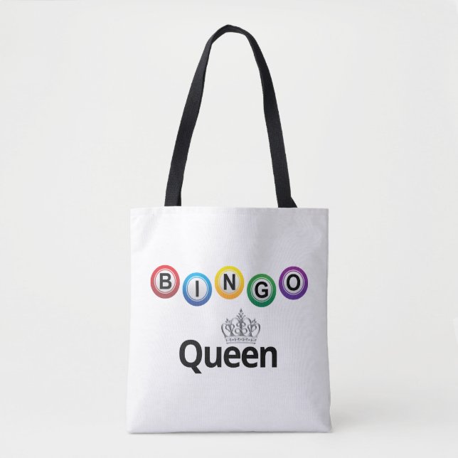 Bolso De Tela Bingo Queen (Anverso)