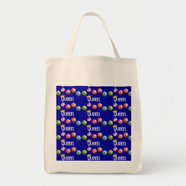 Bolso De Tela Bingo Queen Tote Bag (Frente)