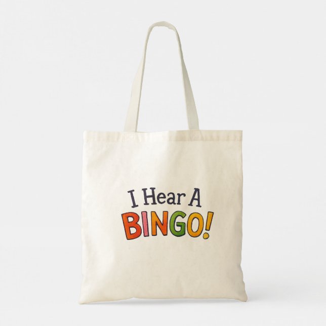 Bolso De Tela Bingo Tote Bag (Reverso)