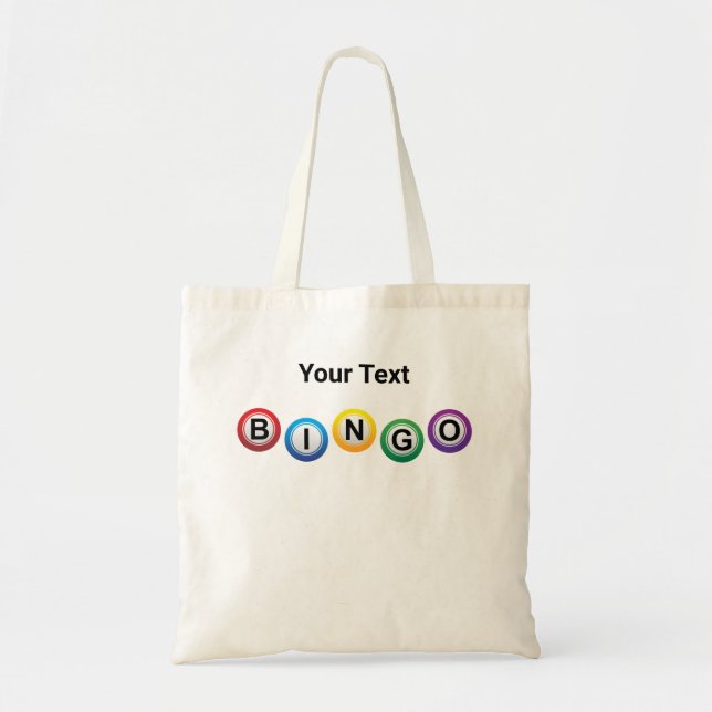 Bolso De Tela Bingo Tote Bag (Frente)