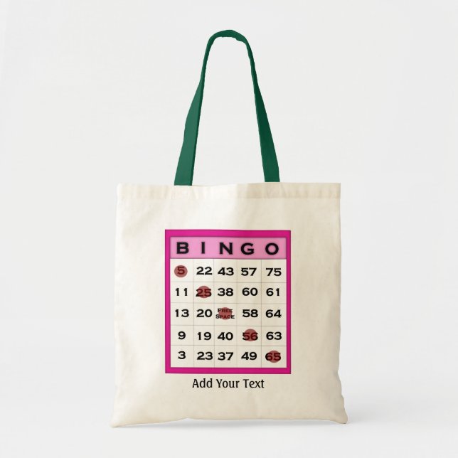 Bolso De Tela BINGO Tote BAG ! por SRF (Frente)