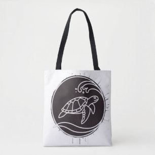 Bolso De Tela Biodiversidad, hábitat oceánicos y camiseta de art