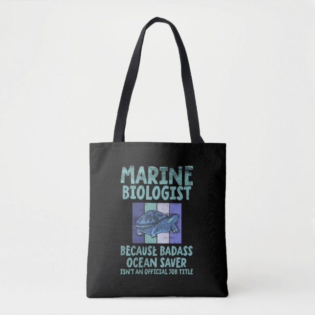 Bolso De Tela Biología marina (Anverso)